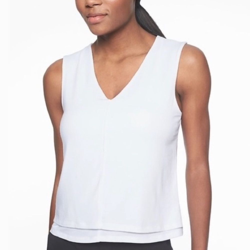 ATHLETA ESSENCE DOUBLE LAYER TANK